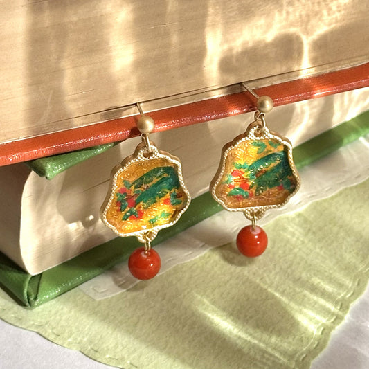 Golden Garden Earring